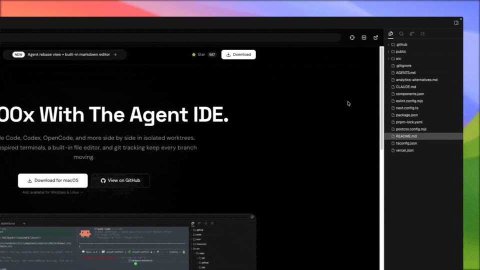 Orca의 worktree별 브라우저와 Design Mode 화면